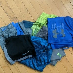 Boys Sz L Brand Name Athletic Shorts Bundle